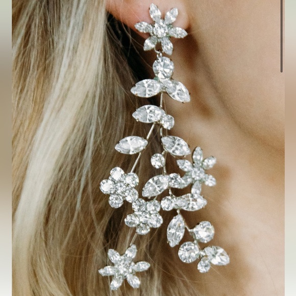 Jennifer Behr Jewelry - Jennifer Behr Kathleen Earring / Crystal statement earrings